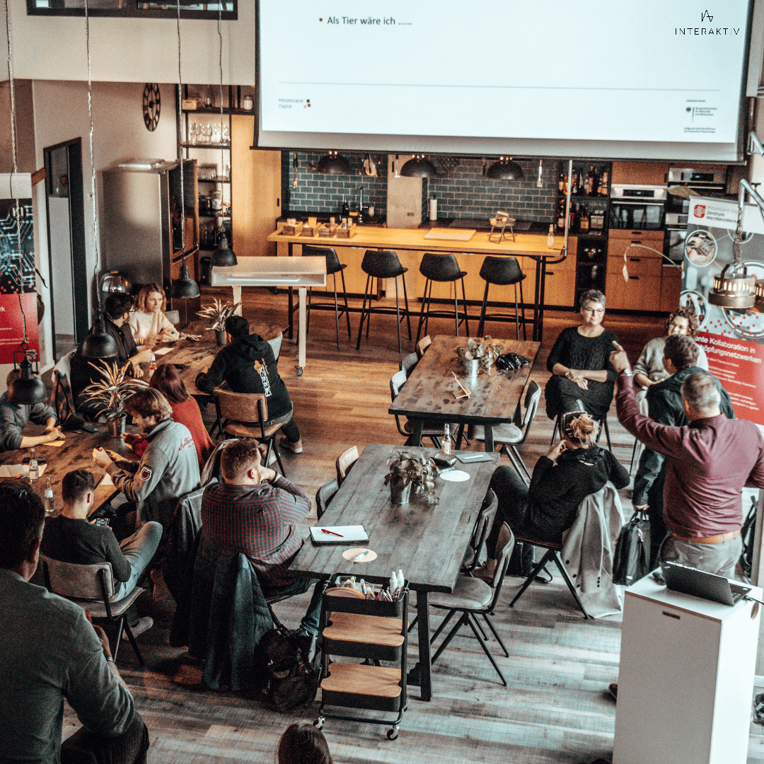 Inspirierende Networking-Atmosphäre
