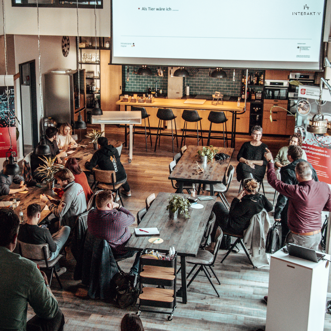 Inspirierende Networking-Atmosphäre